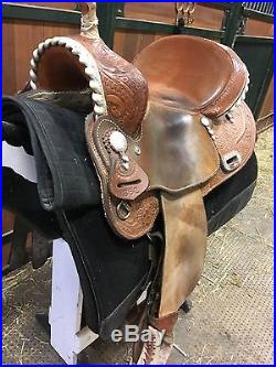 Billy Cook 15 barrel saddle, used