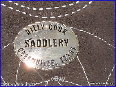 Billy Cook 16 Cowboy Roper Tooled Roping Saddle