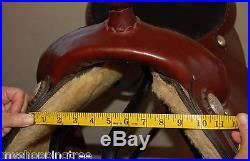 Billy Cook 16 Leather TRAIL Saddle EXCELLENT Condition