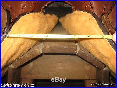 Billy Cook 16 Padded Seat Cutter Saddle Cutting Horse