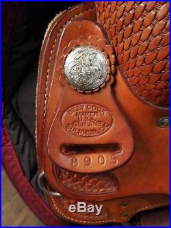 Billy Cook Classic Reiner Saddle Sulphur OK Reining