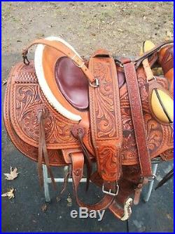 Billy Cook Custom Wade Saddle 16inch FQHB