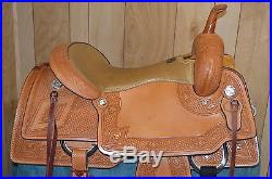 Billy Cook Greenville Shiner Ranch Cutting Saddle 16.5 inch