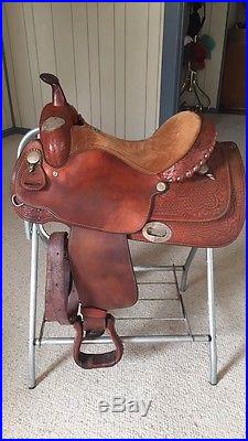 Billy Cook Longhorn 16 Seat Western Pleasure Show Saddle