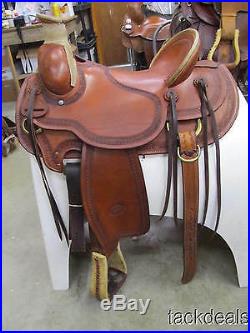 Billy Cook Maker Arbuckle Wade Ranch Saddle 15 1/2 Lightly Used