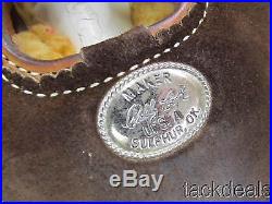 Billy Cook Maker Fancy Silver Show Saddle 16 Lightly Used Fully Tooled
