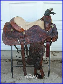 Billy Cook Maker Western Roping Saddle 15 1/2 seat