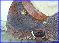 Billy Cook Maker Western Roping Saddle 15 1/2 seat