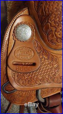 Billy Cook Reining saddle 16in, excellent condition, full quarter horse bars
