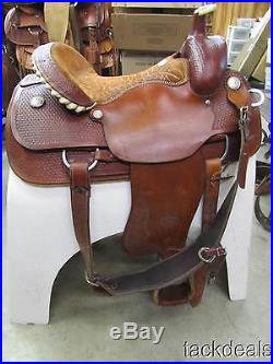 Billy Cook Sulphur OK Roping Saddle 15 1/2 MINT Lightly Used
