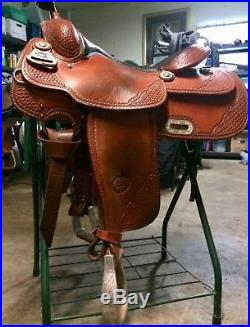 Billy Cook reining saddle 16 inch seat in very nice condition