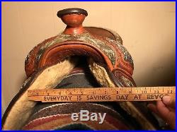 Billy Royal Limited Edition 16'' Show Saddle w New Dale Chavez Headstall Mayatex
