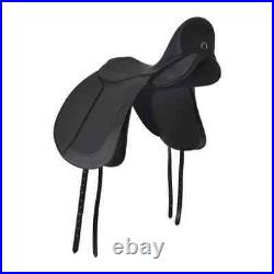 Black Adjustable Horse Saddle Pad ENGLISH DRESSAGE SADDLE