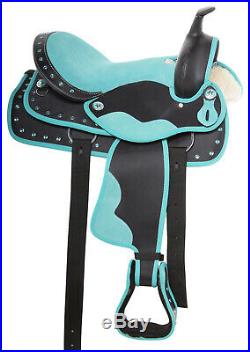 Blue Horse Saddle Barrel Racing Western Pleasure Trail Tack Set 14 15 16 17