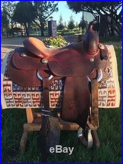 Bob's Custom Saddle 16 Reining Saddle. Super Comfortable! Great Used Condition