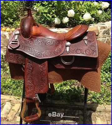 Bob's Custom Western Saddle, Al Dunning Reiner saddle