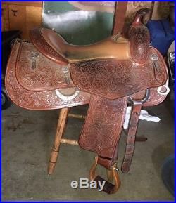 Bobs Custom Avila Reining Saddle, McNutt, Used 16