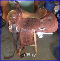 Bobs Custom Avila Reining Saddle, McNutt, Used 16