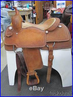 Cactus Ranch Cutter Cutting Saddle 16 Lightly Used Roughout NICE