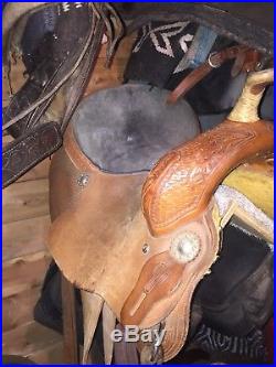 Cactus Saddlery barrel saddle 14 Seat 7.5 Gullet