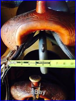 Cactus barrel saddle 13.5 in Marlene McRae