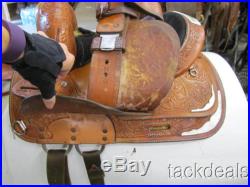 Circle Y 13 Youth Silver Western Show Saddle Lightly Used