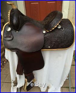 Circle Y 14-14 1/2 FQHB Western ShowithPleasure Youth Saddle