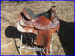 Circle Y 16. Mahogany equitation show saddle