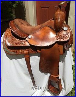 Circle Y 16 Park and Trail Western Saddle with Nice Silver