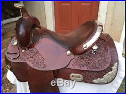 Circle Y 16 Western Show or Pleasure Saddle with Silver