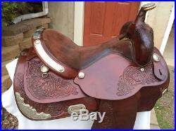 Circle Y 16 Western Show or Pleasure Saddle with Silver