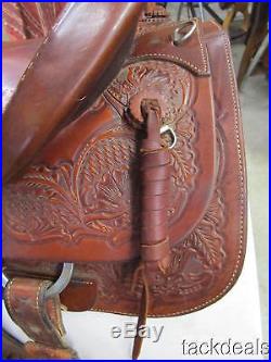 Circle Y All Around Ranch Cowboy Mountain Saddle 16 Used