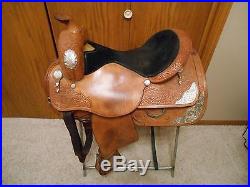 Circle Y Equitation Show Saddle 16 Seat FQHB with EXTRAS