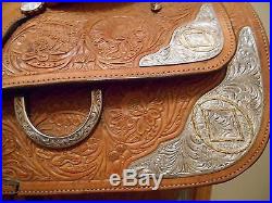 Circle Y Equitation Show Saddle 16 Seat FQHB with EXTRAS