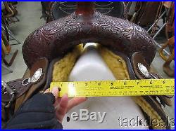 Circle Y Hand Made All Around Roping Saddle 15 Lightly Used NICE