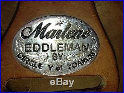 Circle Y Marlene Eddleman Barrel Saddle- 13.5