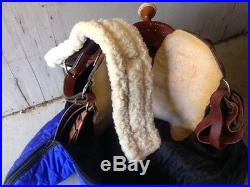 Circle Y Park and Trail Saddle 16 Includes pad/blanket/fleece cinch