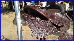 Circle Y Santa Fe Horseman's paradise Custom made 16 in western saddle