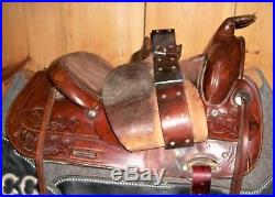 Circle Y Trail Saddle 15 Seat, 7 Gullet Nice Condition
