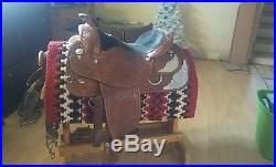Circle Y Western Pleasure Equitation Show 15.5 inches Saddle