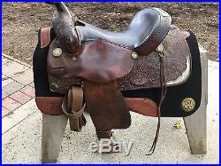 Circle Y Western Pleasure Equitation Show 15 inches Saddle