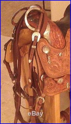 Circle Y Western Pleasure Equitation Show 16 inch Saddle PLUS tack