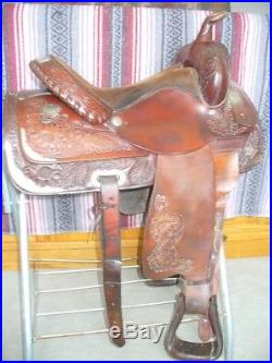 Circle Y Western Pleasure Equitation Show 16 inch saddle