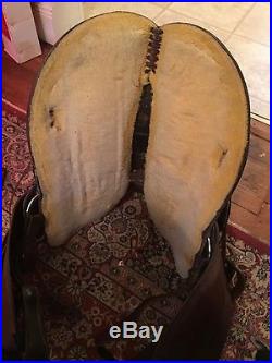 Circle Y equestrian saddle 16 seat all leather NO RESERVE