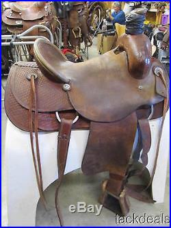 Corriente 15 Ranch Cowboy Roping Saddle Used & Solid