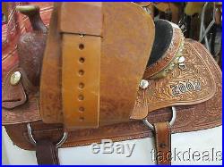 Courts Fancy Custom Roping Saddle New Never Used 15