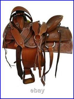 Cowgirl Ranch Roping Western Horse Saddle 15 16 17 18 Pleasure Horse Tack Set