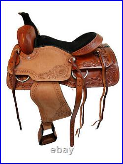 Custom Made Roping Ranch Saddle 15 16 17 18 Pleasure Roper Horse Leather Tack