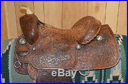 Custom Made by Billy Cook Greenville Western Saddle 15 inch