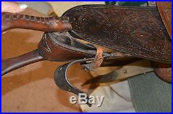 Custom Made by Billy Cook Greenville Western Saddle 15 inch